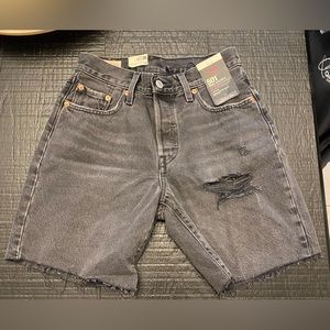 Levi's Women's Black Denim Shorts